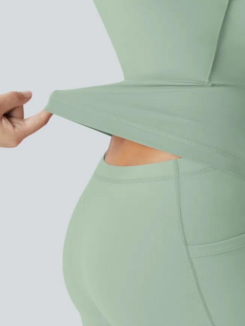 HALARA Light Mint Green Easy Peezy Mini Dress - Picture 3 of 11
